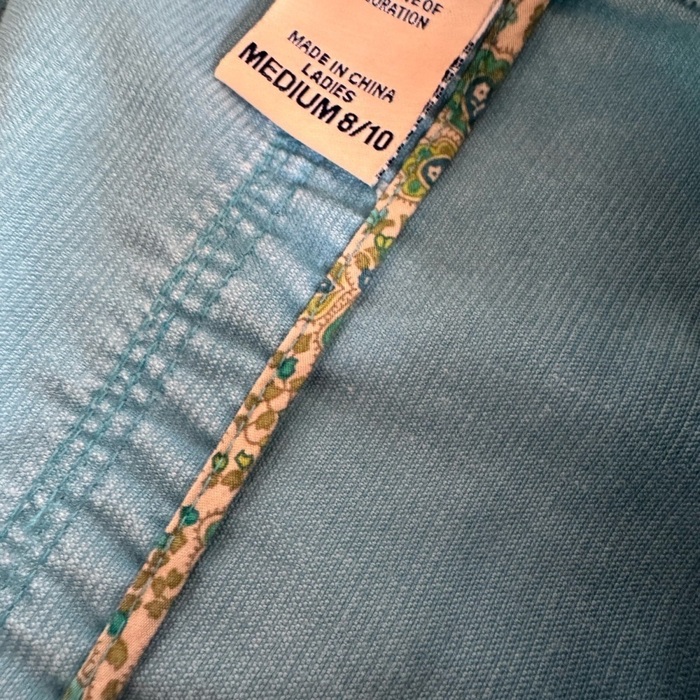 Vintage retro Faded Glory Blue Corduroy Blazer Classic Tailored Fit - Picture 7 of 8